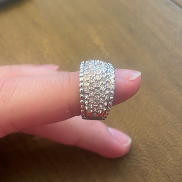 CZ COCKTAIL RING SIZE 6 - Picture 5 of 7